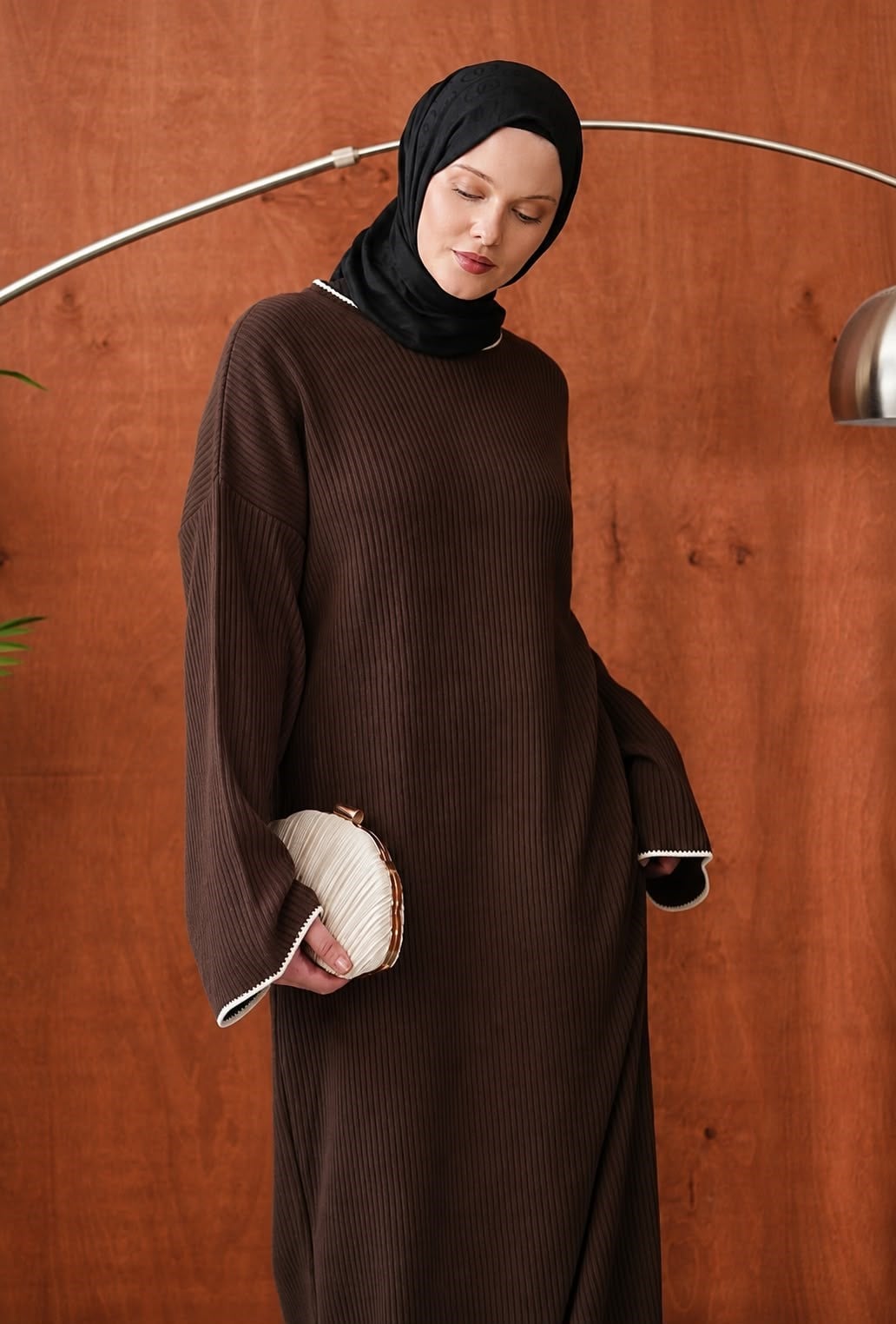 İnce Biyeli Triko 2686 - Acı Kahve