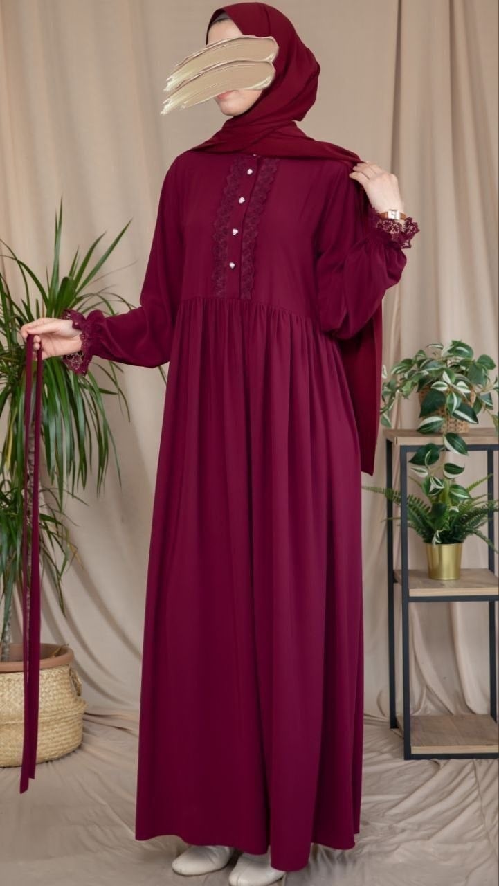 Dantelli Elbise 5138 - Bordo