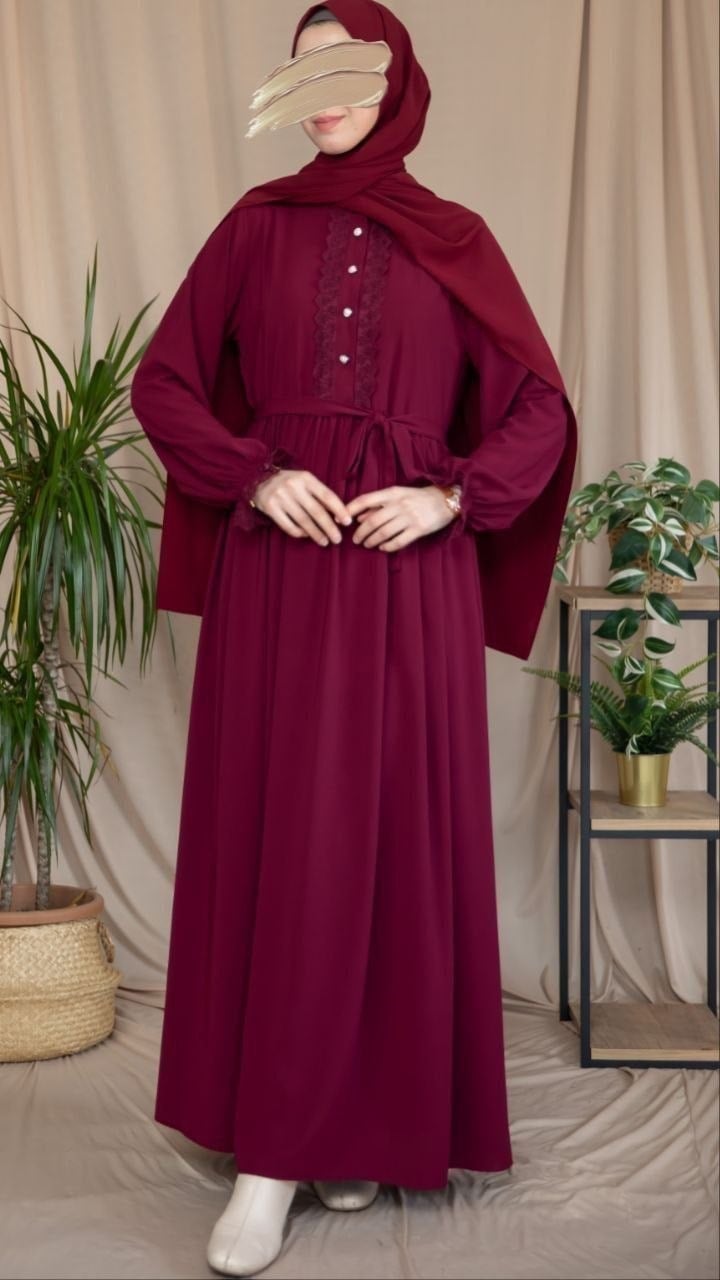 Dantelli Elbise 5138 - Bordo
