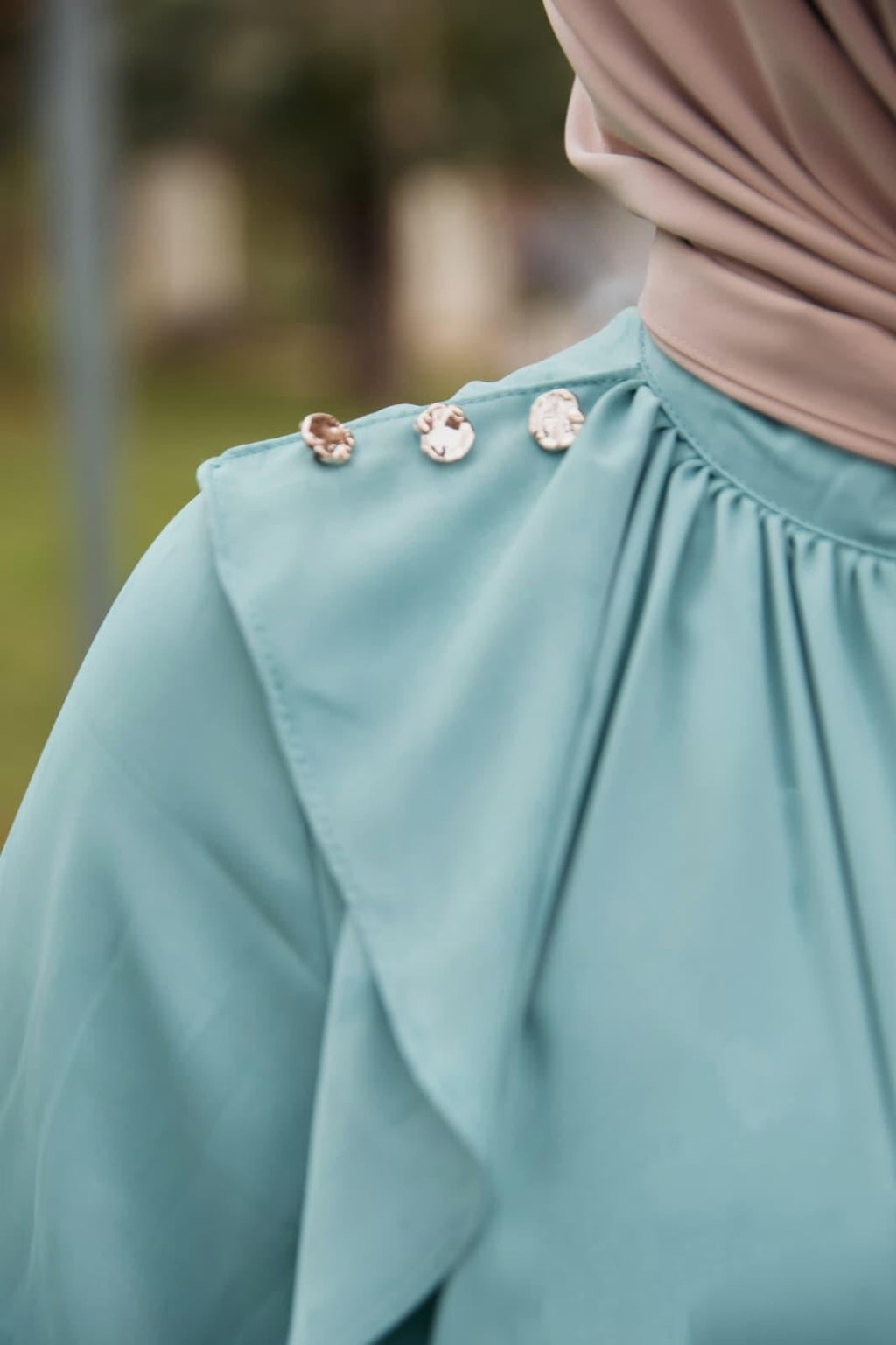 Volanlı Elbise 5116 - Mint