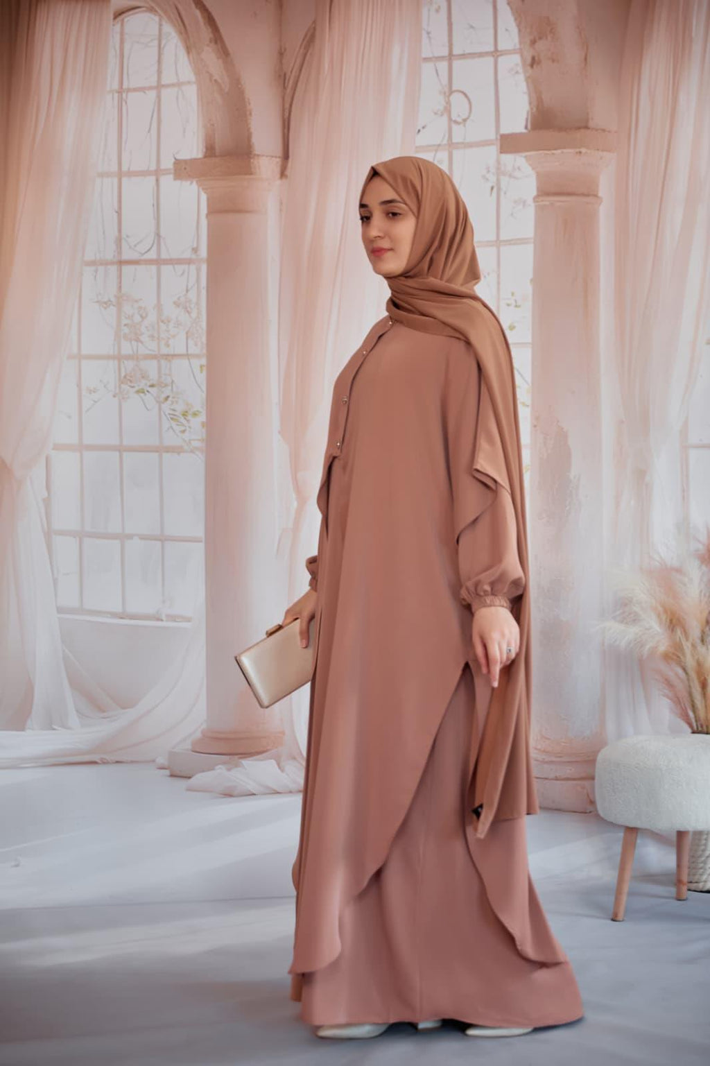 2'li Takım Elbise 5119 - Taba