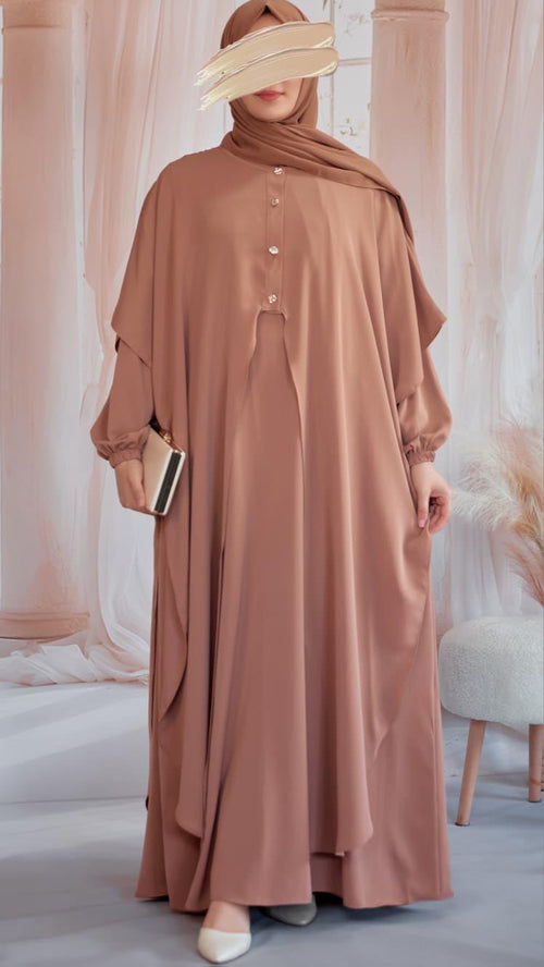 2'li Takım Elbise 5119 - Taba