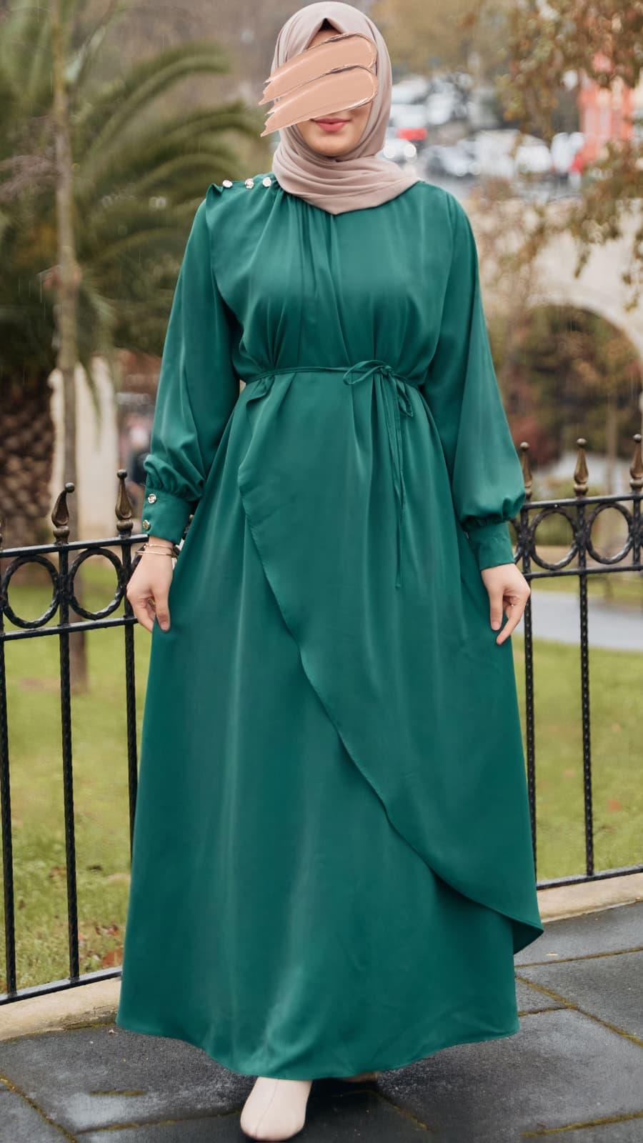 Volanlı Elbise 5116